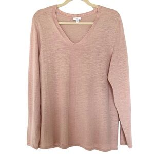 J. Jill long sleeve sweater pink